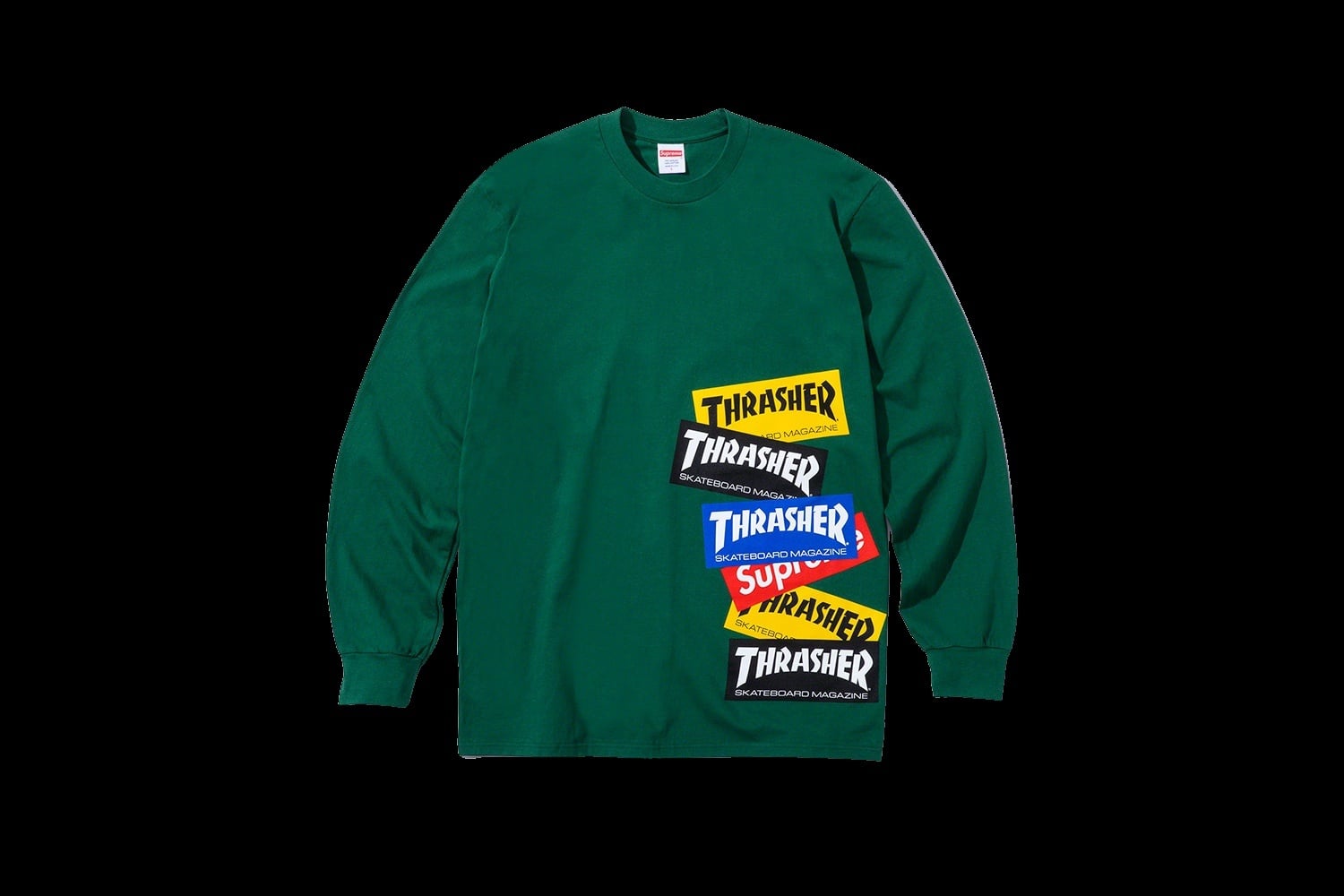 Supreme®/Thrasher® Multi Logo L/S Tee view 2